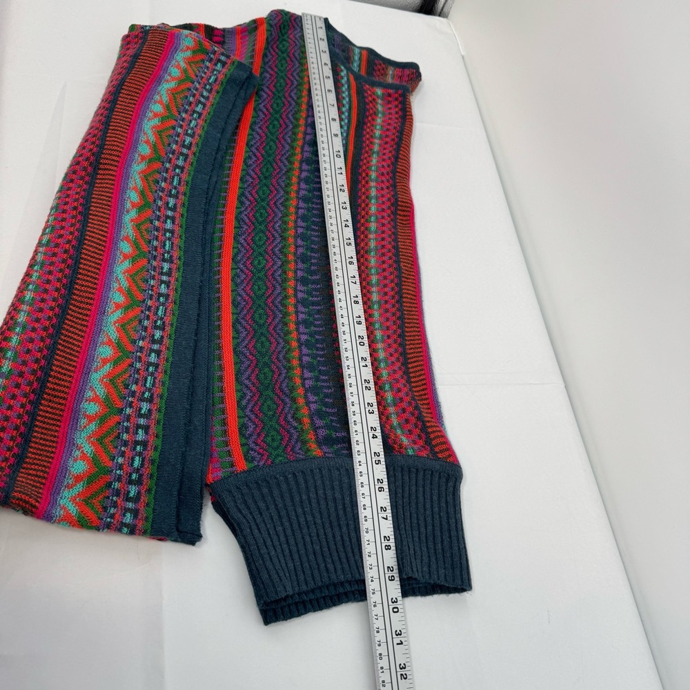 Novica Fair Isle Knit Alpaca Blend Sweater S/M oversized  batwing Kimono Sleeve - Picture 11 of 11